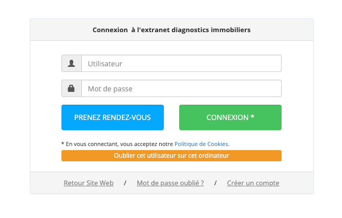 Demander devis et extranet diagnostics immobiliers